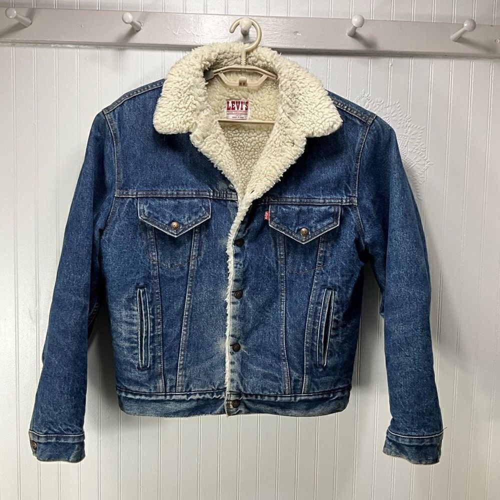 VINTAGE 70’s LEVI’S Sherpa Lined Jean Jacket